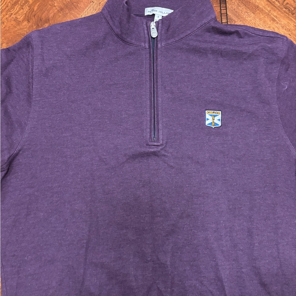Peter Millar Purple Quarter-Zip Pullover. Kinloch Golf #golf #mens #petermillar